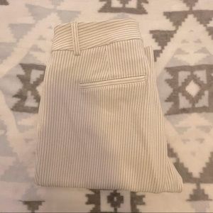 Express Dress Pants White Stripes